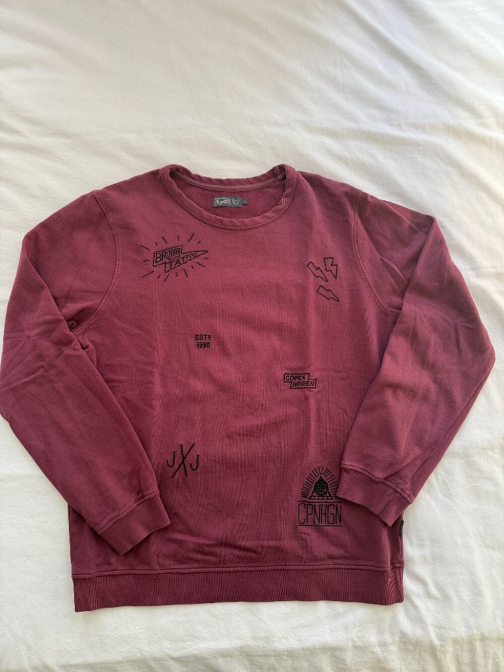 Jack & Jones Originals Long Sleeve Sweatshirt, Large